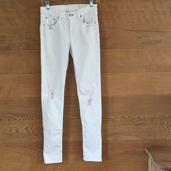 rag & bone Denim - rag & bone distressed skinny jeans size 26